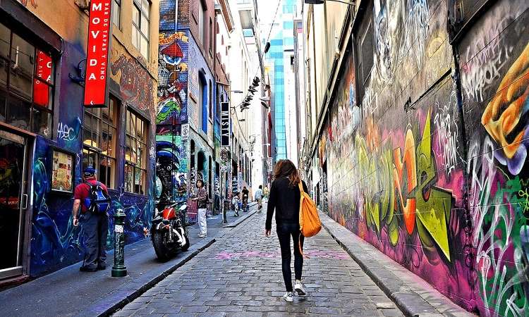 Nghệ thuật đường phố ở Melbourne