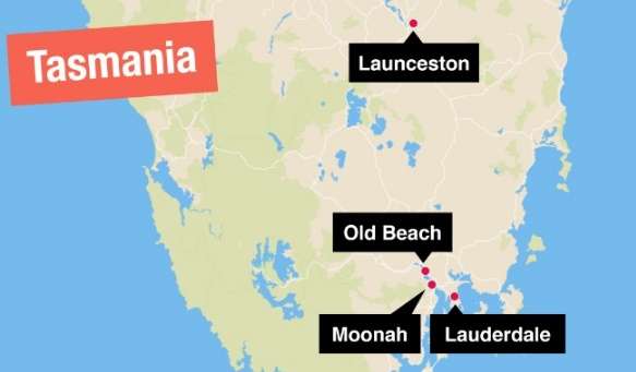 Nhà ngoại ô Úc giá rẻ tại bang Tasmania